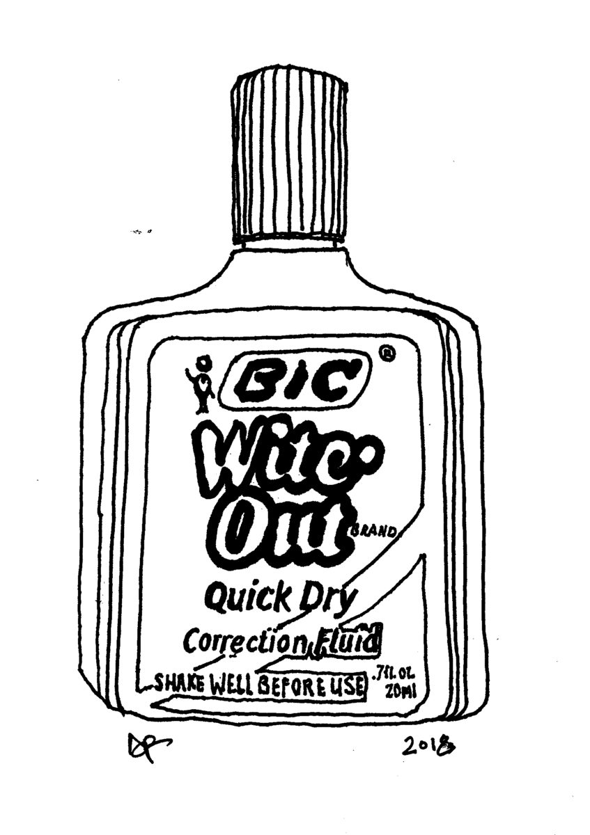 white out bottle